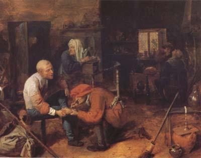 BROUWER, Adriaen The Operation (mk08) oil painting picture